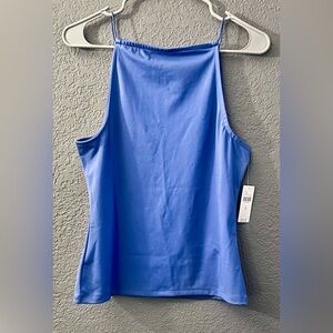 NWT Anthropologie Maeve Square Neck Blue Tank Top